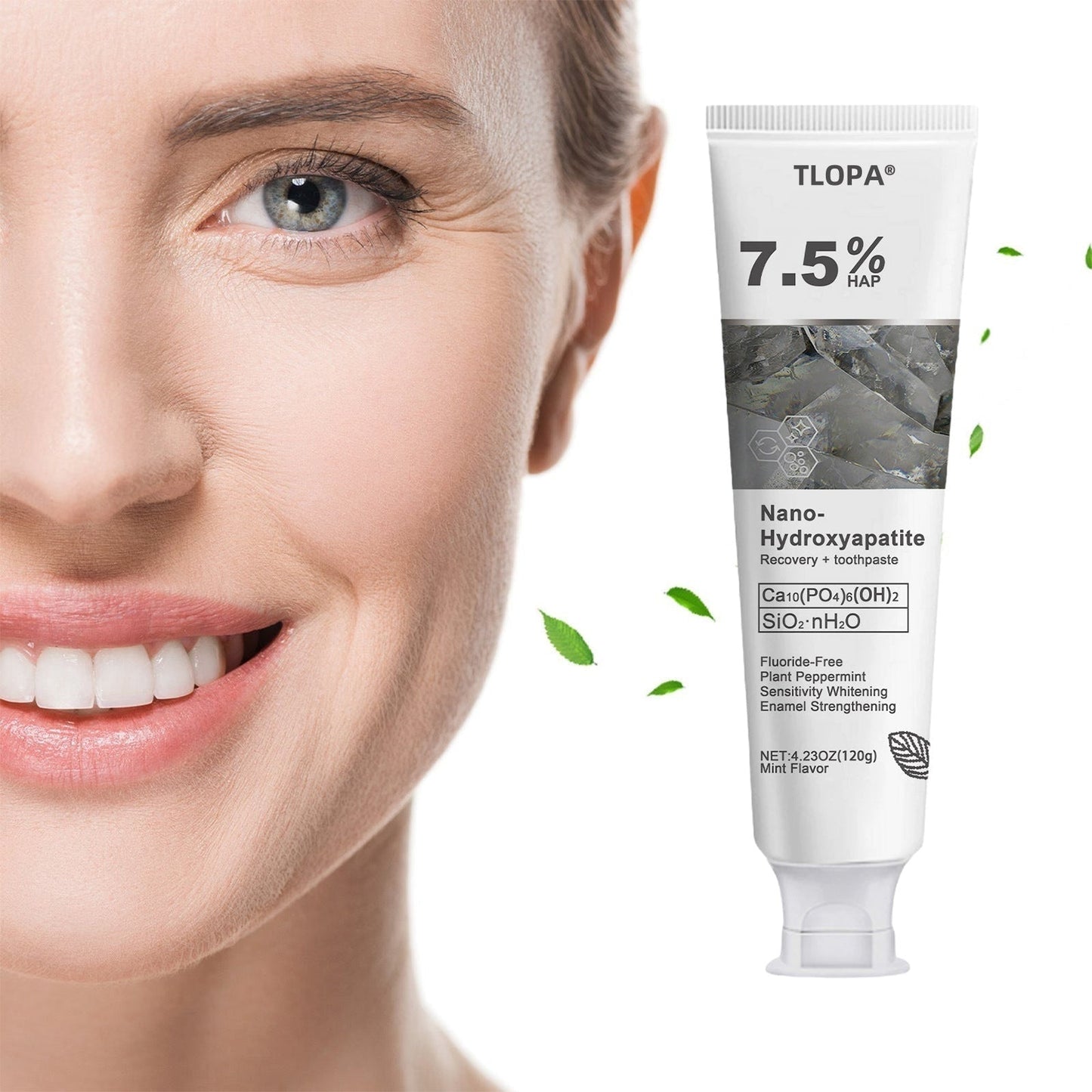 🔥 Final Day 75% OFF 🔥- Official Store💎 Fluoride-Free Hydroxyapatite Toothpaste