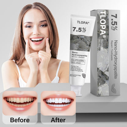 🔥 Final Day 75% OFF 🔥- Official Store💎 Fluoride-Free Hydroxyapatite Toothpaste